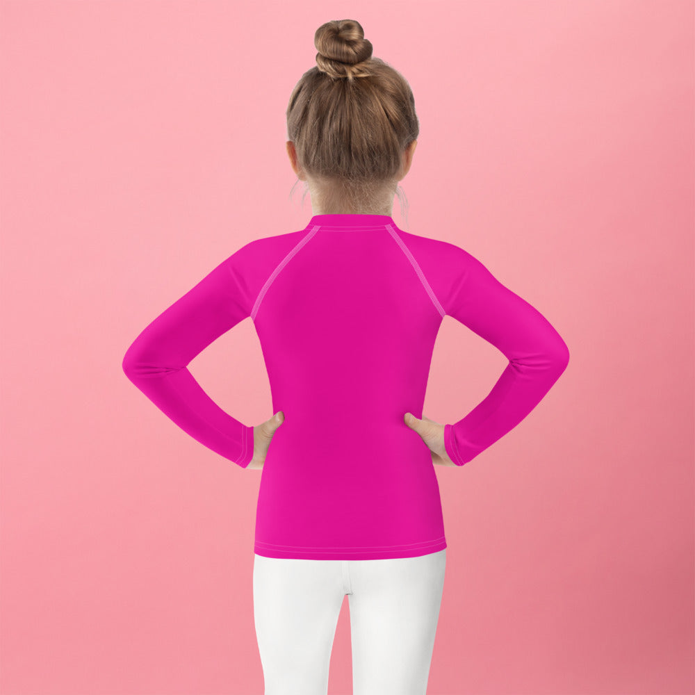 UPF 50 RASH GUARD POWER PINK