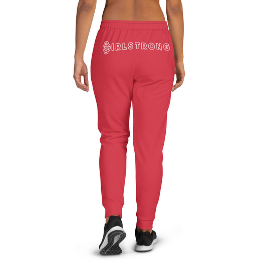 ELEVATED ESSENTIALS, GS LOGO FLEECE JOGGERS RETRO RED