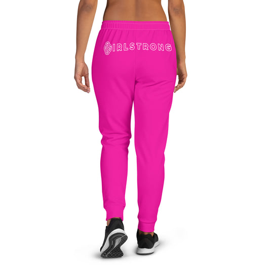 ELEVATED ESSENTIALS, GS LOGO FLEECE JOGGERS POWER PINK