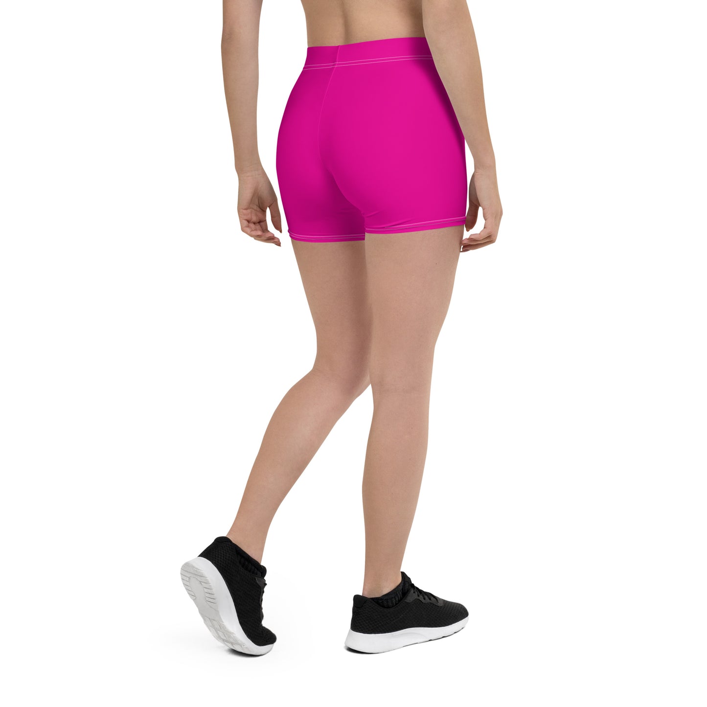 ELEVATED ESSENTIALS, SLIM AND SCULPT SHORTS POWER PINK