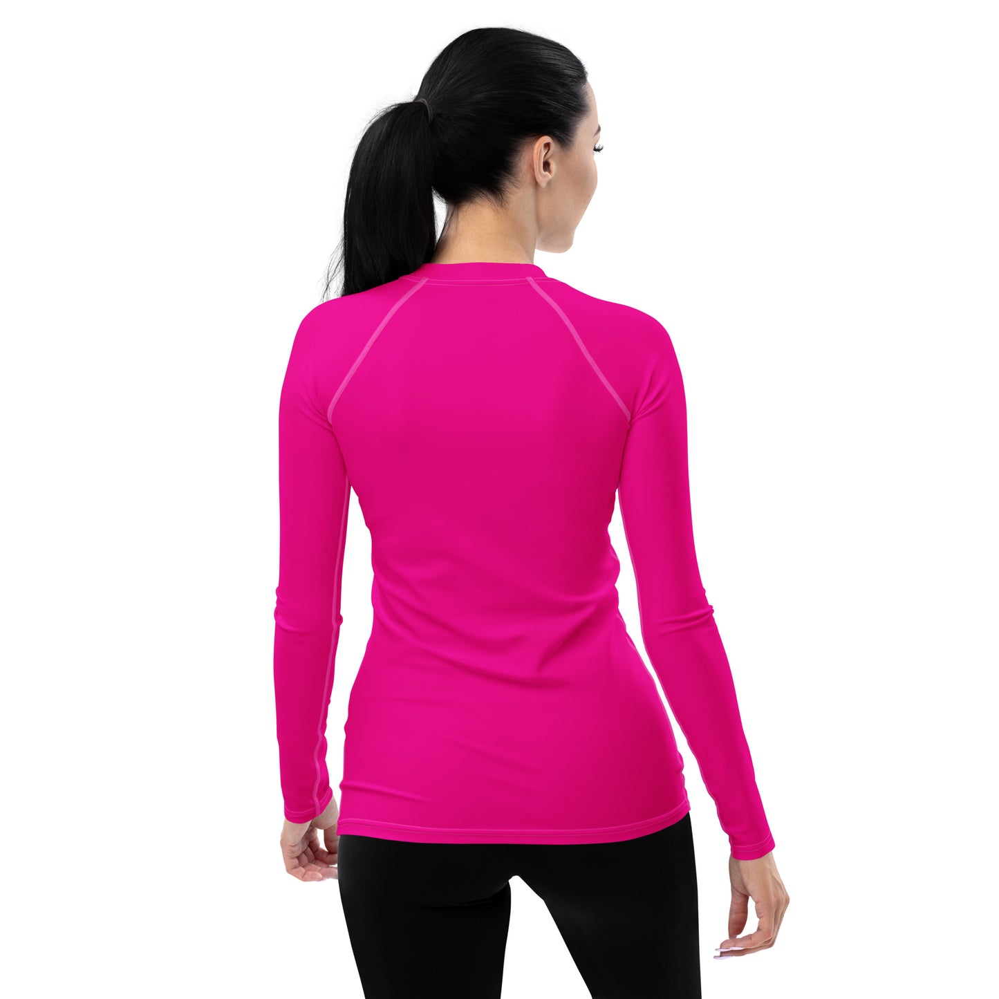 UPF 50 LONG SLEEVES RASH GUARD POWER PINK