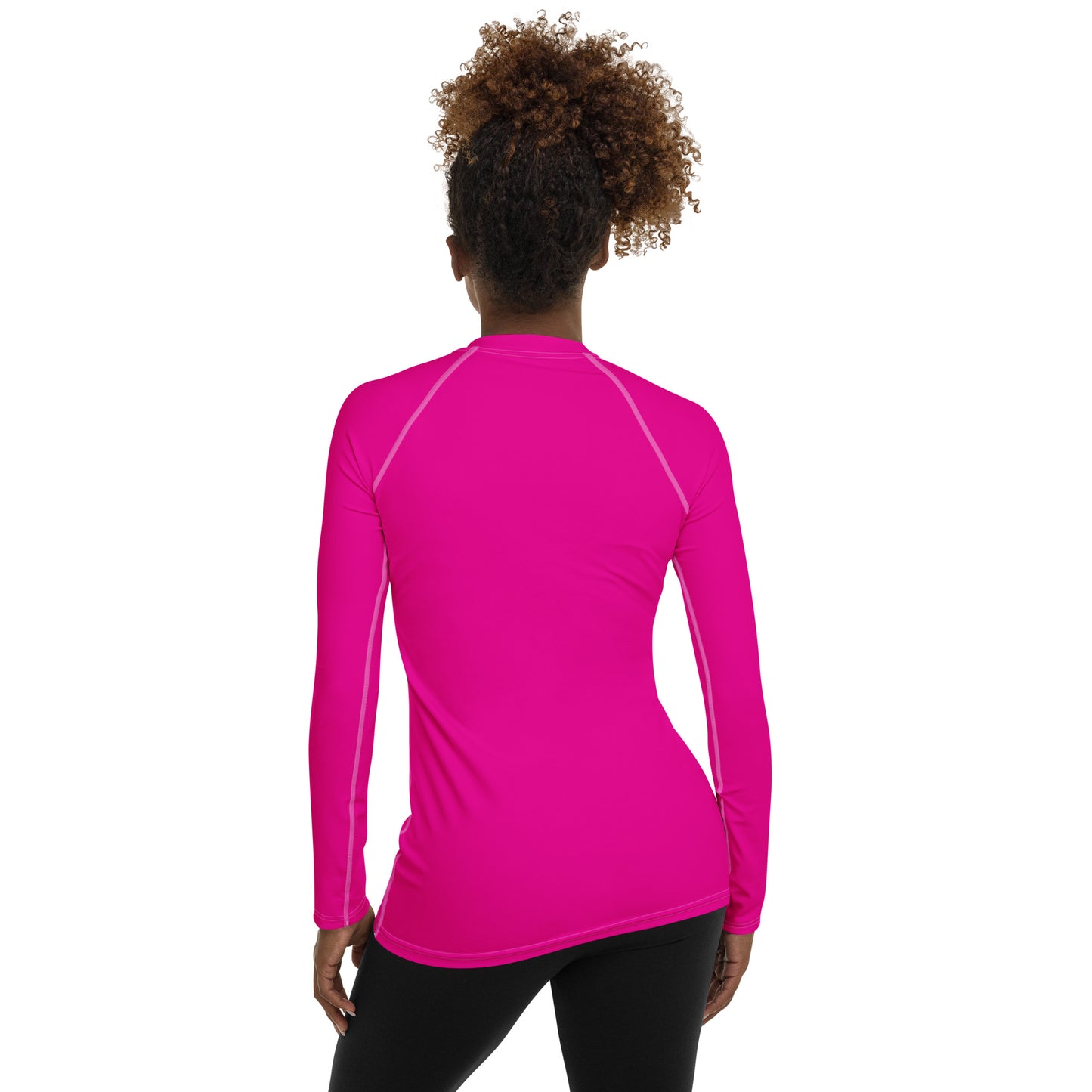 UPF 50 LONG SLEEVES RASH GUARD POWER PINK