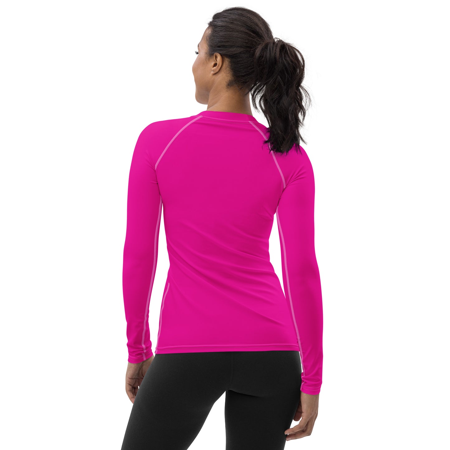 UPF 50 LONG SLEEVES RASH GUARD POWER PINK