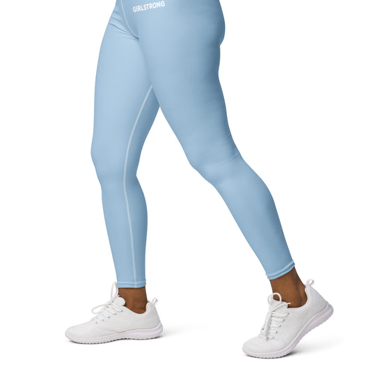 ELEVATED ESSENTIALS, BOOTY BOOSTING HIGH WAISTBAND LEGGING BABE BLUE