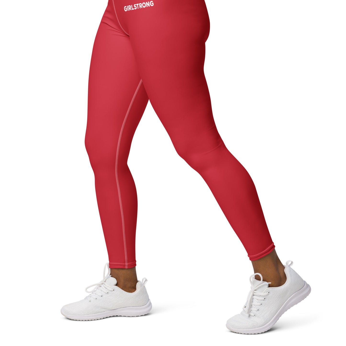 ELEVATED ESSENTIALS, BOOTY BOOSTING HIGH WAISTBAND LEGGING RETRO RED