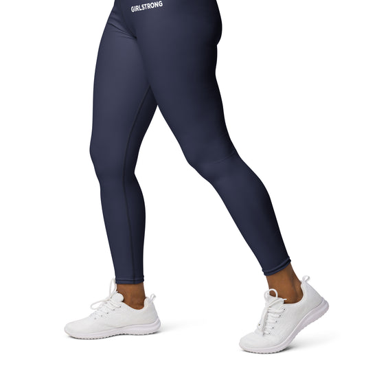 ELEVATED ESSENTIALS, BOOTY BOOSTING HIGH WAISTBAND LEGGING NAVY BLUE