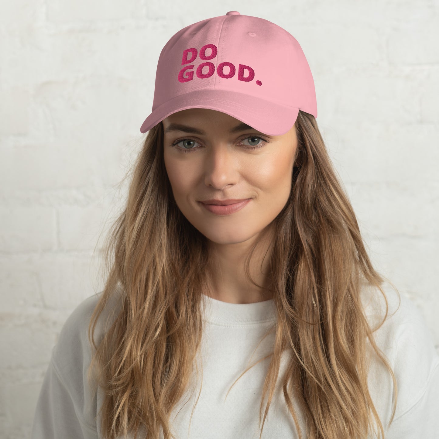 ELEVATED BASICS, PINK BASEBALL CAP DO GOOD.