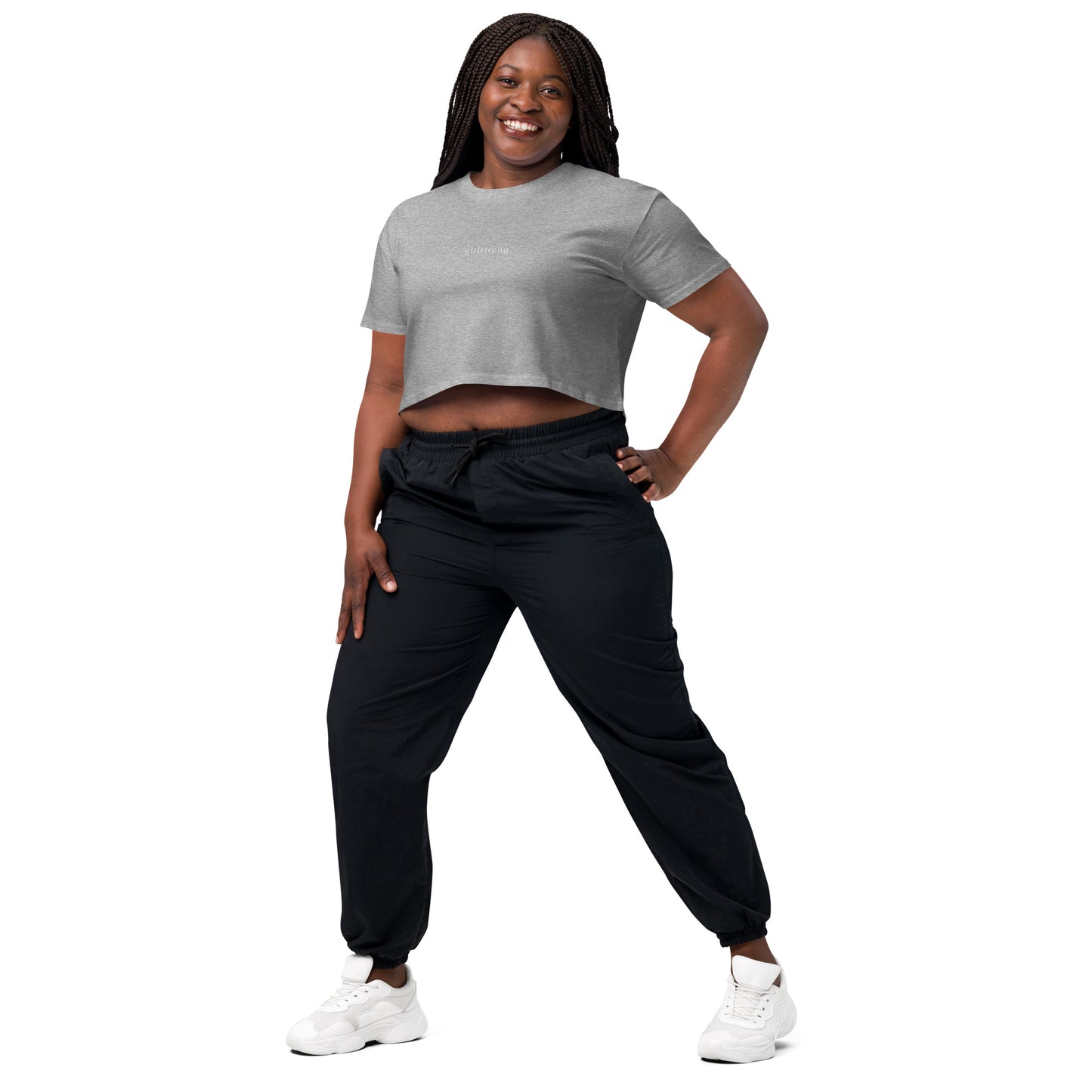 BOYFRIEND CROP TOP TEE GIRLSTRONG