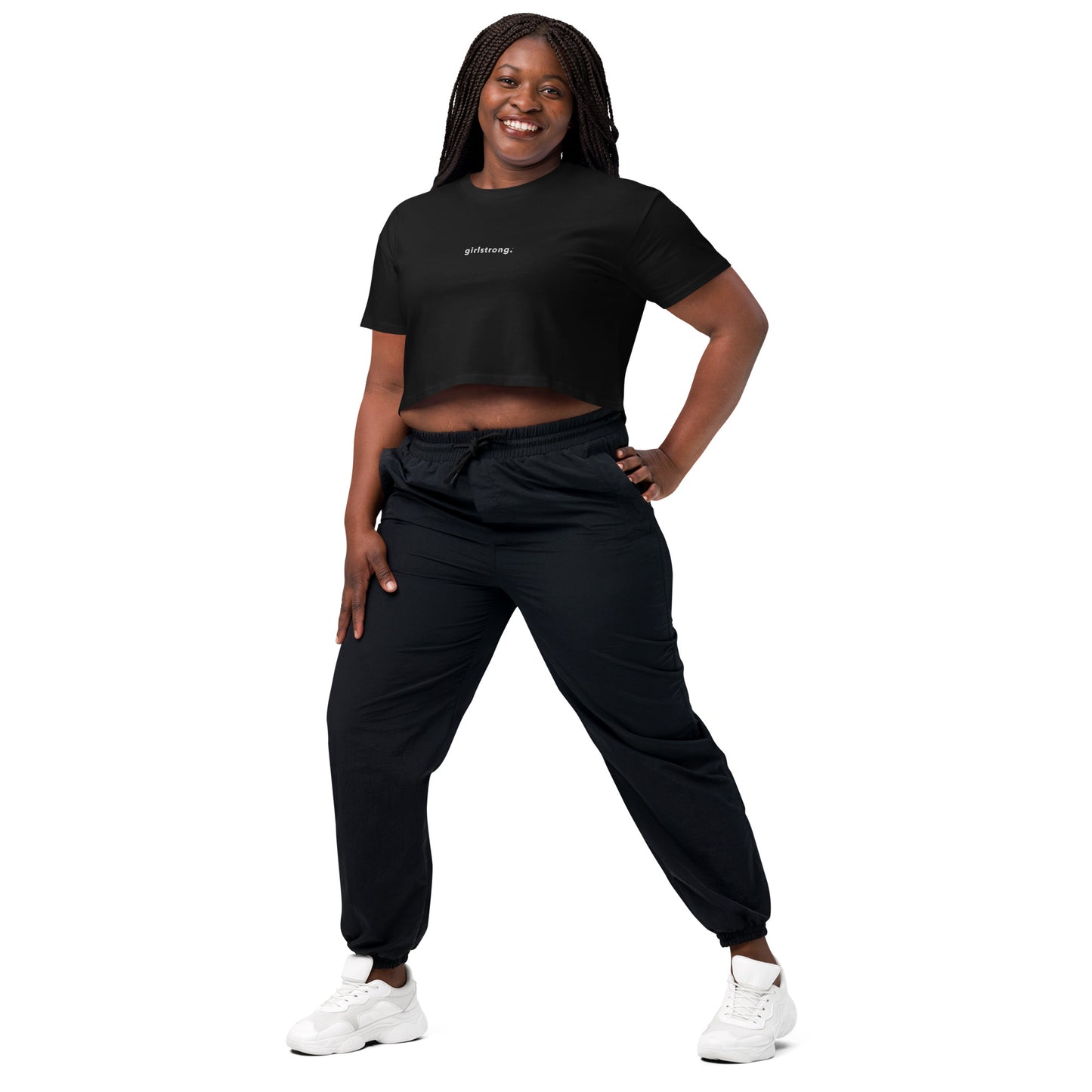 BOYFRIEND CROP TOP TEE GIRLSTRONG