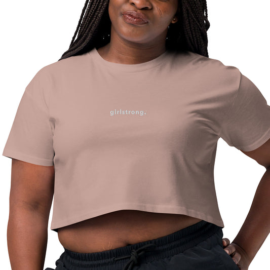 BOYFRIEND CROP TOP TEE GIRLSTRONG