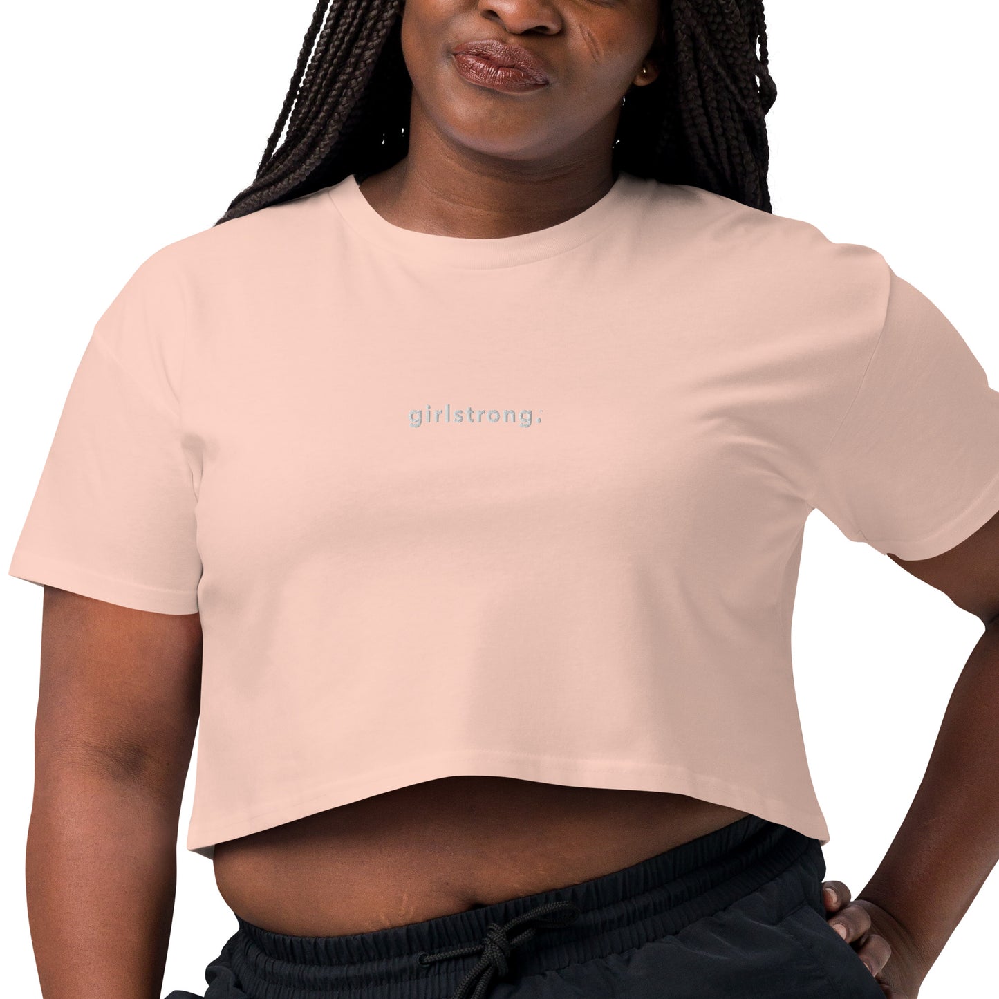 BOYFRIEND CROP TOP TEE GIRLSTRONG