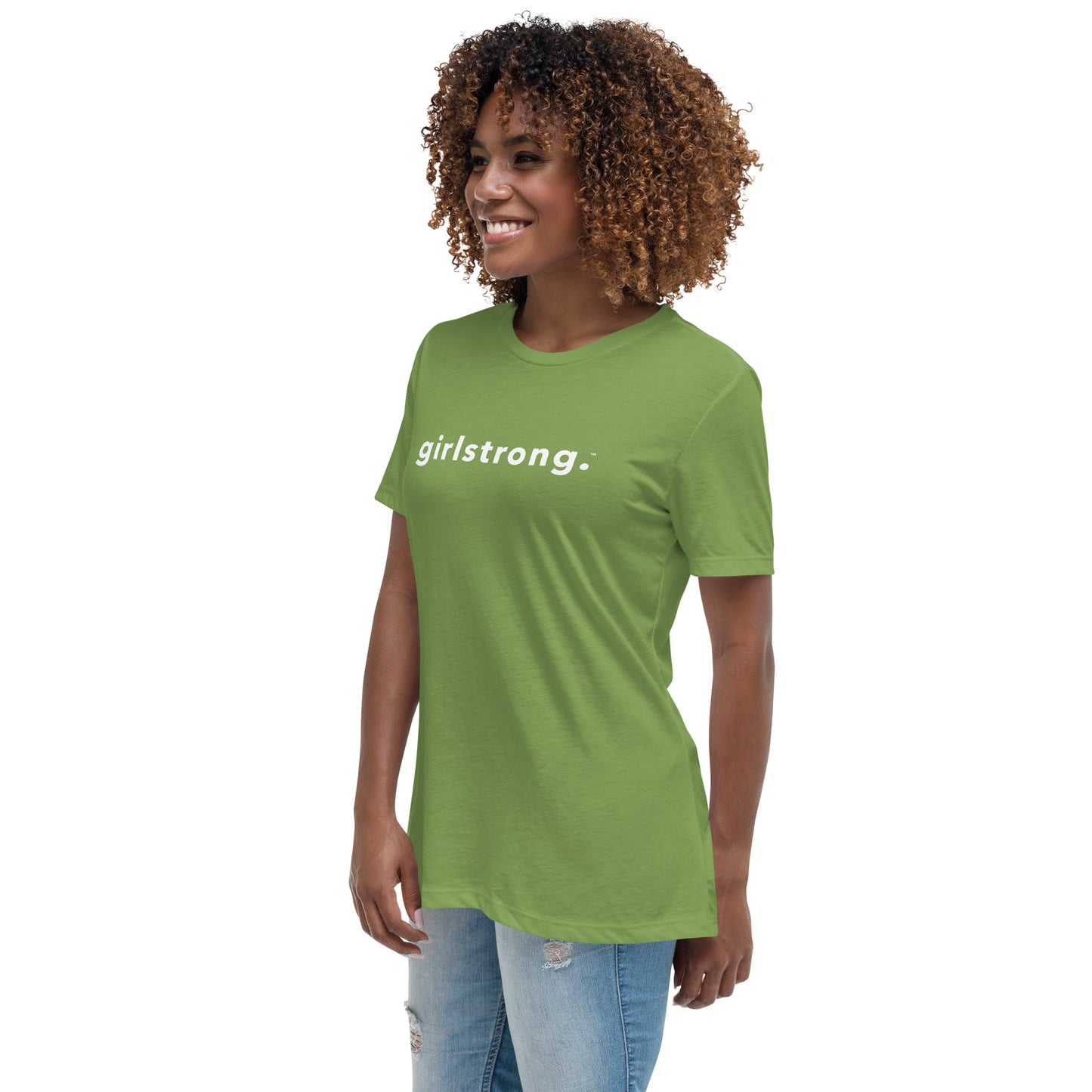 PERFECT FEMME FITTED RELAXED TEE LEAF GREEN