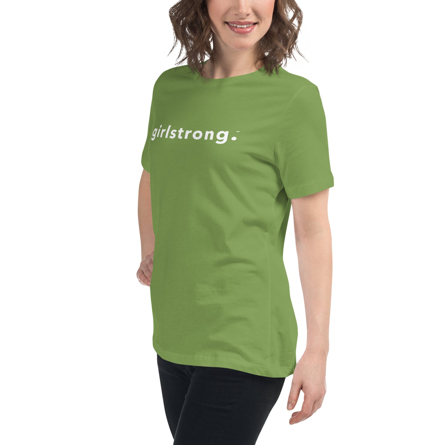 PERFECT FEMME FITTED RELAXED TEE LEAF GREEN