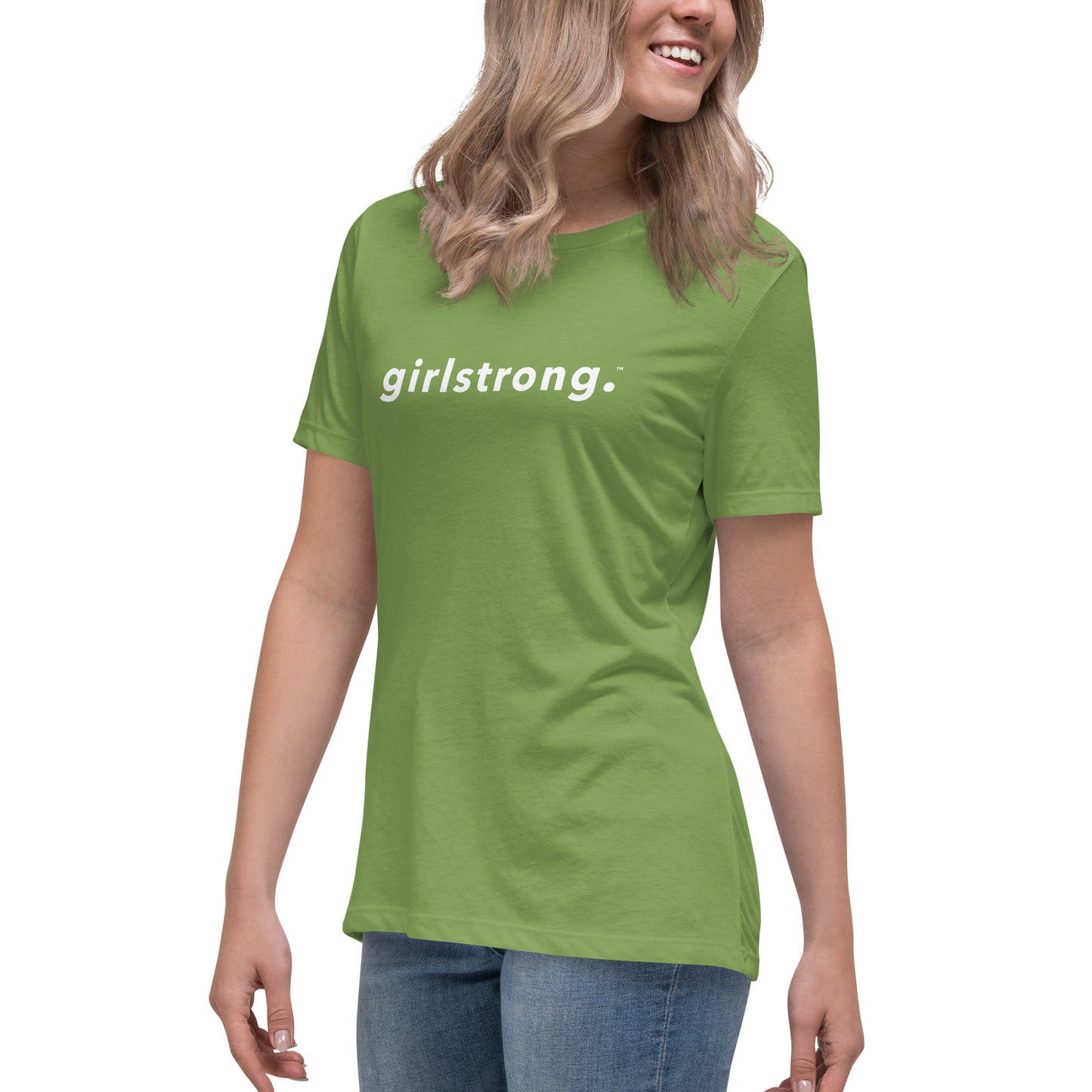 PERFECT FEMME FITTED RELAXED TEE LEAF GREEN