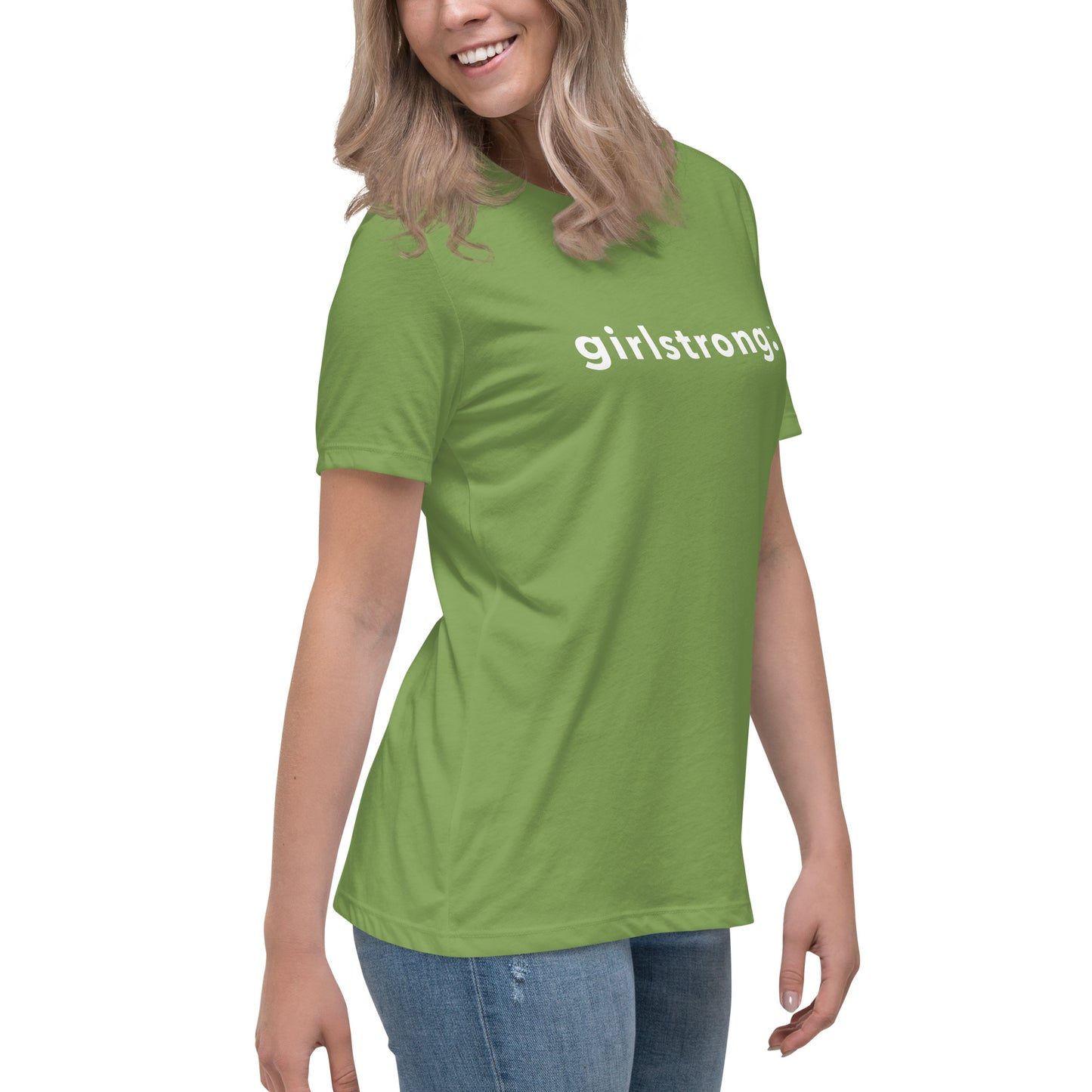 PERFECT FEMME FITTED RELAXED TEE LEAF GREEN