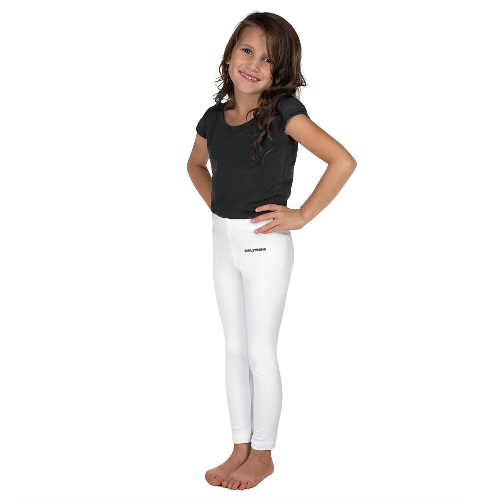 Little girls white on sale leggings