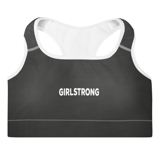 Seamless padded sports bra providing ultimate comfort during exercise-girlstronginc.com