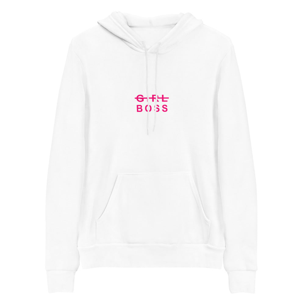 Boss on sale hoodie white